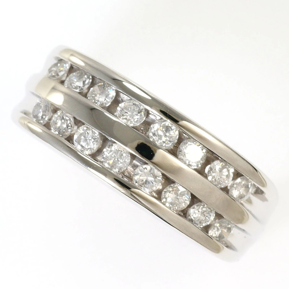 VINTAGE Silver Diamond Ring